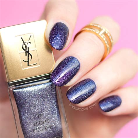 ysl nail polish blue